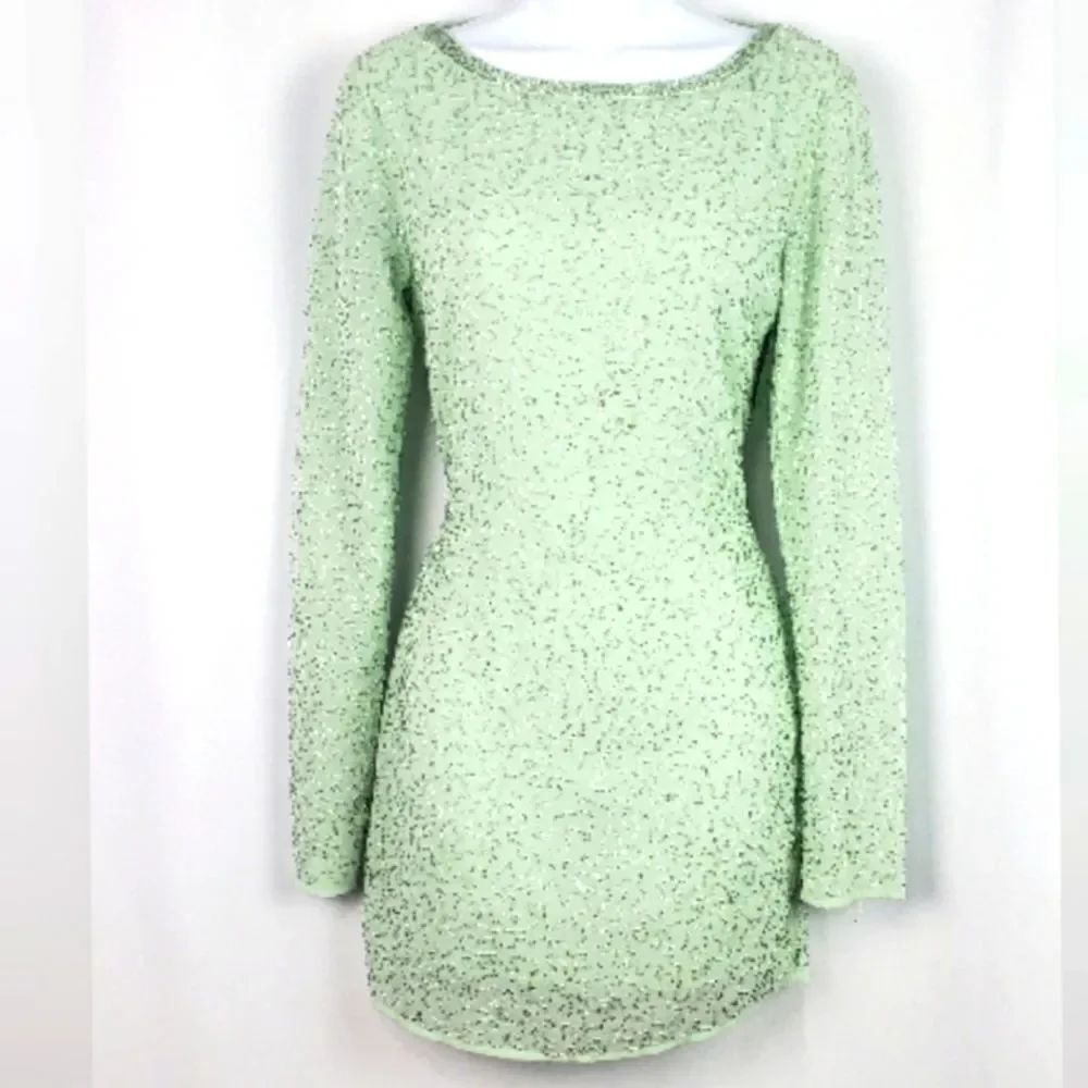 Nasty Gal Beaded Mini Dress